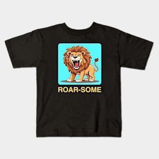 Roar-Some | Lion Pun Kids T-Shirt